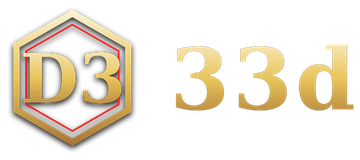 33d logo